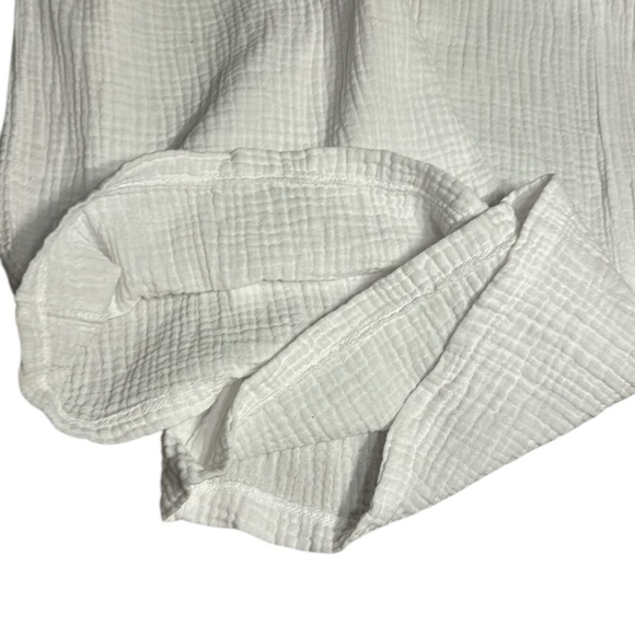 CHARLI Selina cotton set,crinkle sheer top,matching wide leg pants,PTP 22” Italy - Picture 14 of 14